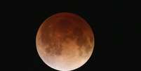 Eclipse lunar de 2014 deixou a lua 'laranja'  Foto: Getty Images / BBC News Brasil