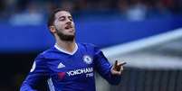 Chelsea já informou ao Real Madrid que não pretende vender Eden Hazard (Foto: Glyn Kirk / AFP)  Foto: Lance!