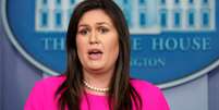 Sarah Sanders fala na Casa Branca
 23/7/2018    REUTERS/Kevin Lamarque   Foto: Reuters