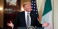 Presidente dos EUA, Donald Trump, durante entrevista coletiva na Casa Branca 30/07/2018 REUTERS/Carlos Barria  Foto: Reuters