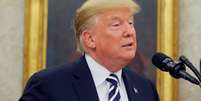 Presidente dos EUA, Donald Trump, discursa durante cerim&ocirc;nia no Sal&atilde;o Oval da Casa Branca
30/07/2018 REUTERS/Brian Snyder  Foto: Reuters