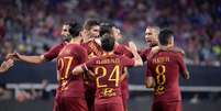 El-Sharaawy, Florenzi, Cristante e Perroti fizeram os gols da Roma. Malcom e Rafinha descontaram (Foto: Reprodução)  Foto: Lance!