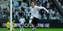 Romero comemora mais um gol na Arena Corinthians  Foto: Marcello Fim / O Fotogr&aacute;fico / Estad&atilde;o Conte&uacute;do
