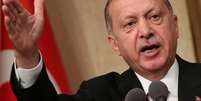 O presidente da Turquia, Recep Tayyip Erdogan, afirmou neste sábado (11) que se o governo dos Estados Unidos não "inverter a tendência para o unilateralismo e desrespeito, começará a procurar novos parceiros e aliados"  Foto: Umit Bektas / Reuters