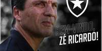 Zé Ricardo é o novo treinador do Botafogo (Foto: Reprodução)  Foto: LANCE!