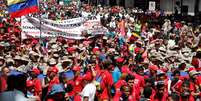 Manifestação de apoio a Maduro em Caracas
 6/8/2018   REUTERS/Marco Bello  Foto: Reuters