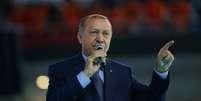 Presidente turco, Tayyip Erdogan, em Ancara 04/08/2018 Murat Kula/Palácio Presidencial/Divulgação via Reuters    Foto: Reuters