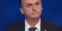 Jair Bolsonaro expressa contrariedade no primeiro debate da corrida eleitoral  Foto: MISTER SHADOW/ASI/ / Estadão Conteúdo