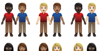 Emojis de casal poderão ter variação de raça em 2019  Foto: Unicode Cortisum / Divulgação