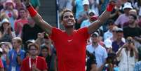 Rafael Nadal comemora em Toronto o 80º título na carreira  Foto: Vaughn Ridley / Getty Images 