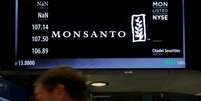 Cotações da Monsanto na Bolsa de Nova York, Estados Unidos
25/08/2016 REUTERS/Brendan McDermid/File Photo  Foto: Reuters