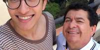 Solim&otilde;es disse em entrevista que sempre soube que seu filho Gabriel era gay e que isso nunca mudou nada em sua vida  Foto: Instagram/@eugabeu / Estad&atilde;o Conte&uacute;do