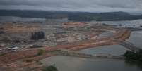 Vista aérea de obras da hidrelétrica de Belo Monte no Pará
23/11/2013 REUTERS/Paulo Santos  Foto: Reuters