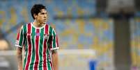 Pedro, durante o confronto contra o Corinthians (Foto: LUCAS MERÇON / FLUMINENSE F.C.)  Foto: LANCE!