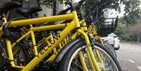 Bicicletas Yellow diante da sede da empresa em São Paulo
02/08/2018 REUTERS/Taís Haupt  Foto: Reuters