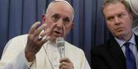 Papa Francisco concede entrevista durante voo entre Dublin e Roma  Foto: EPA / Ansa