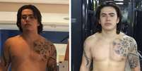 Whindersson Nunes mostra seu 'antes e depois' em foto.  Foto: Twitter / @whindersson / Estadão