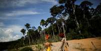 Indígenas em Campo Novo do Parecis, no Mato Grosso
 26/4/2018    REUTERS/Ueslei Marcelino    Foto: Reuters