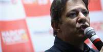 Candidato a vice-presidente do PT, Fernando Haddad, durante entrevista coletiva no Rio de Janeiro
28/08/2018 REUTERS/Pilar Olivares  Foto: Reuters