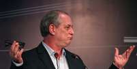 Candidato do PDT à Presidência, Ciro Gomes, durante evento em São Paulo  Foto: Paulo Whitaker / Reuters