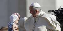 Papa Francisco durante audiência geral no Vaticano  Foto: ANSA / Ansa - Brasil