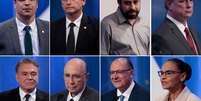 Combinação de fotos dos presidenciáveis que participaram do debate da RedeTV!
17/08/2018
REUTERS/Paulo Whitaker   Foto: Reuters