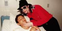 Michael Jackson pediu desculpas a Márcio e sua família pelo atropelamento  Foto: Arquivo Pessoal/Márcio de Paula