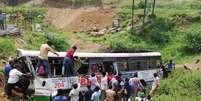 Acidente de ônibus na Índia deixa ao menos 45 mortos  Foto: EPA / Ansa - Brasil
