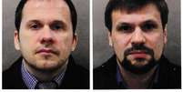 Alexander Petrov e Ruslan Boshirov, que foram acusados pelo Reino Unido de tentarem matar o espi&atilde;o russo Sergei Skripal e a filha, em foto divulgada pela pol&iacute;cia de Londres 05/09/2018 Pol&iacute;cia Metroplitana via Reuters  Foto: Reuters