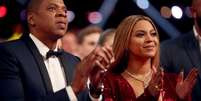 Jay Z e Beyonc&eacute; durante a cerim&ocirc;nia do Grammy, em 2017  Foto:  Christopher Polk / Getty Images