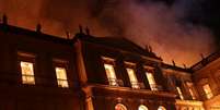 Incêndio destruiu o Museu Nacional no Rio de Janeiro  Foto: DW / Deutsche Welle