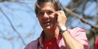 Fernando Haddad, candidato do PT à Presidência, durante ato de campanha em São Matheus, na zona Leste de São Paulo  Foto: FÁBIO VIEIRA / Estadão Conteúdo