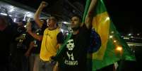Apoiadores de Bolsonaro se reúnem em Aparecida  Foto: Nilton Fukuda / Estadão Conteúdo