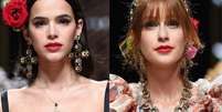 Bruna Marquezine e Marina Ruy Barbosa desfilaram pela Dolce & Gabbana, na semana de Moda de Mil&atilde;o, na It&aacute;lia, neste domingo, 23 de setembro de 2018  Foto: Getty Images / PurePeople