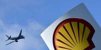 Logo da Shell em posto de combust&iacute;vel em Londres
29/01/2015
REUTERS/Toby Melville  Foto: Reuters