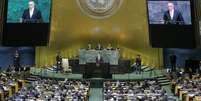 Presidente Michel Temer discursa na Assembleia Geral da ONU, em setembro de 2017
19/09/2017
REUTERS/Lucas Jackson  Foto: Reuters