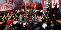 Greve geral na Argentina  Foto: Marcos Brindicci / Reuters