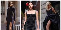 3 looks pretos da Bruna Marquezine (Fotos: @brumarquezine/Instagram/Reprodução)  Foto: Elas no Tapete Vermelho