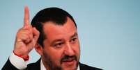 O ministro do Interior italiano, Matteo Salvini  Foto: Alessandro Bianchi / Reuters