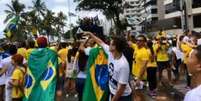 A música “Proibidão do Bolsonaro”, paródia da música “Baile de Favela”, de MC João, embalou a “Marcha da Família com Bolsonaro”, no Recife.  Foto: Reprodução/Facebook PSL Jovem PE / Estadão