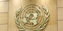 Emblema da ONU na sede de Genebra, na Suíça  Foto: Denis Balibouse/File Photo / Reuters