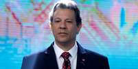 O candidato do PT à Presidência, Fernando Haddad, durante debate em São Paulo  Foto: Nacho Doce / Reuters