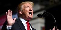 Presidente dos Estados Unidos, Donald Trump, durante evento em West Virginia 29/09/2018  REUTERS/Mike Theiler  Foto: Reuters