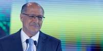 Alckmin durante debate na TV Record  Foto: Nacho Doce / Reuters