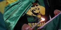 Partidário de Bolsonaro em manifestação em Minas Gerais  Foto: DW / Deutsche Welle