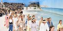 Desfile da Chanel na Semana de Moda de Paris, que vai até 3 de outubro de 2018  Foto: Getty Images / PurePeople