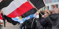 Manifestação de extremistas de direita em Chemnitz  Foto: DW / Deutsche Welle
