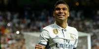 O volante brasileiro Casemiro também é tetracampeão da Liga com o Real Madrid  Foto: AFP / LANCE!