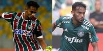 Gustavo Scarpa defenderá o Palmeiras no restante da temporada (Fotos: Nelson Perez/Fluminense e Cesar Greco/Palmeiras)  Foto: LANCE!