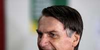 Candidato do PSL à Presidência, Jair Bolsonaro, chega para votar no Rio de Janeiro
07/10/2018 REUTERS/Ricardo Moraes  Foto: Reuters